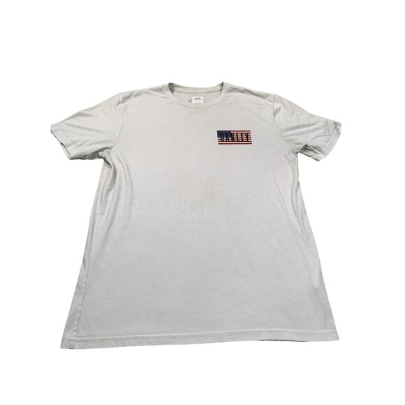 Oakley Men's Medium White Regular Fit USA Flag Graphic T-Shirt - Picture 1 of 14